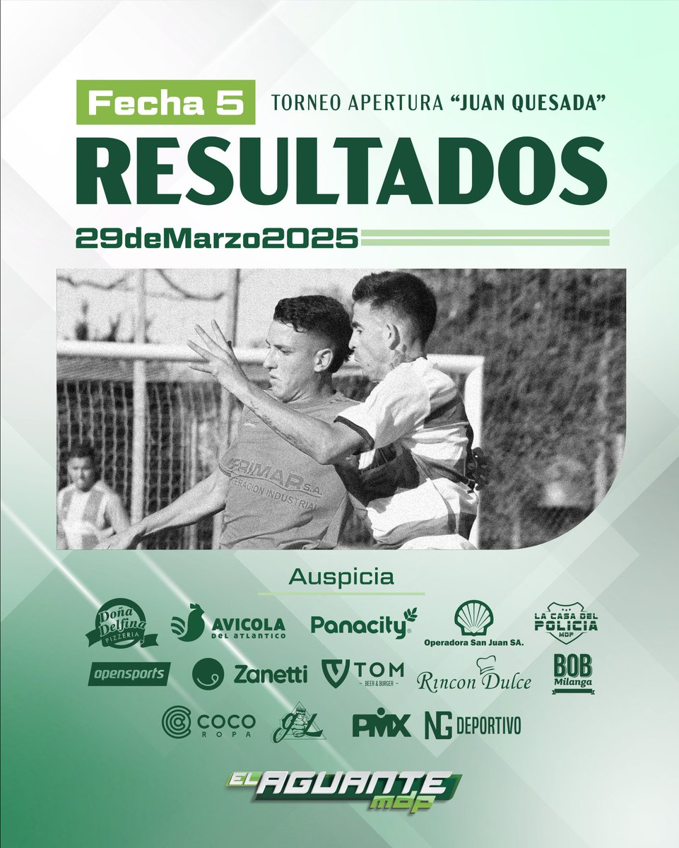 ElAguanteMDP's tweet photo. Resultados completos de la Fecha 5️⃣ https://t.co/PEgOytC7CT