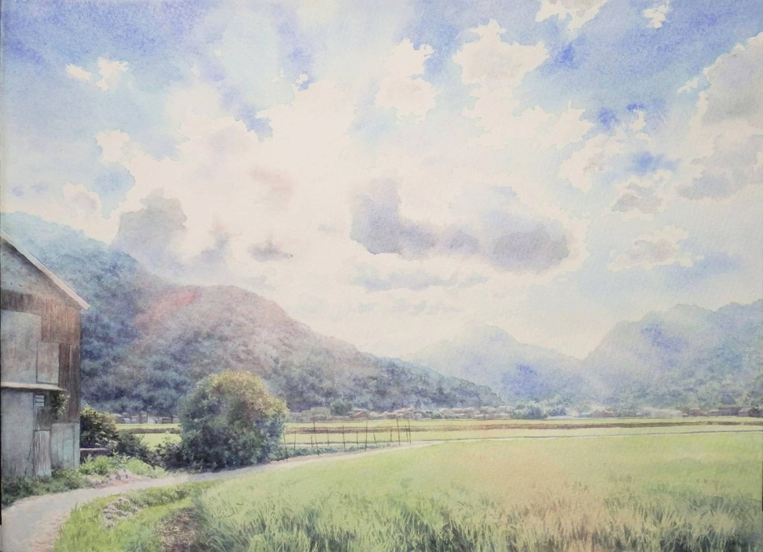 水彩画  ハーバーランド 「煉瓦倉庫」 神戸煉瓦倉庫 KOBE WAREHOUSE 1898