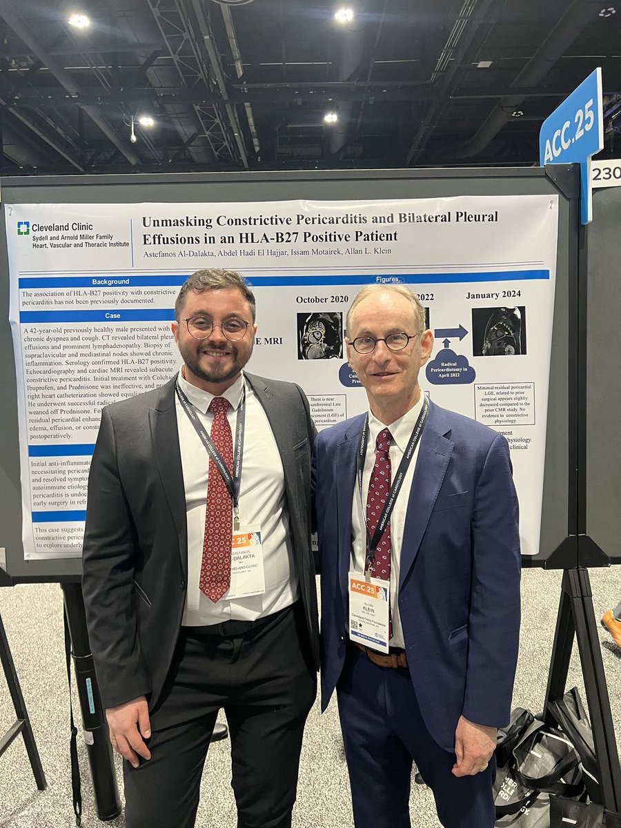 Astefanos Al-Dalakta, MD (@astefanosmd) on Twitter photo Thrilled to be at #ACC25 in Chicago! Grateful for the chance to reconnect with mentors and friends, and to be surrounded by such inspiring minds in cardiology.
<a href="/ljlaffin/">Luke J. Laffin</a>
<a href="/AllanLKleinMD1/">Allan L. Klein</a>
<a href="/DrHebaMD/">heba wassif</a>
<a href="/CleClinicHVTI/">Cleveland Clinic Heart, Vascular & Thoracic</a>
<a href="/CCF_IMCHIEFS/">Cleveland Clinic IM</a> Thrilled to be at #ACC25 in Chicago! Grateful for the chance to reconnect with mentors and friends, and to be surrounded by such inspiring minds in cardiology.
<a href="/ljlaffin/">Luke J. Laffin</a>
<a href="/AllanLKleinMD1/">Allan L. Klein</a>
<a href="/DrHebaMD/">heba wassif</a>
<a href="/CleClinicHVTI/">Cleveland Clinic Heart, Vascular & Thoracic</a>
<a href="/CCF_IMCHIEFS/">Cleveland Clinic IM</a>