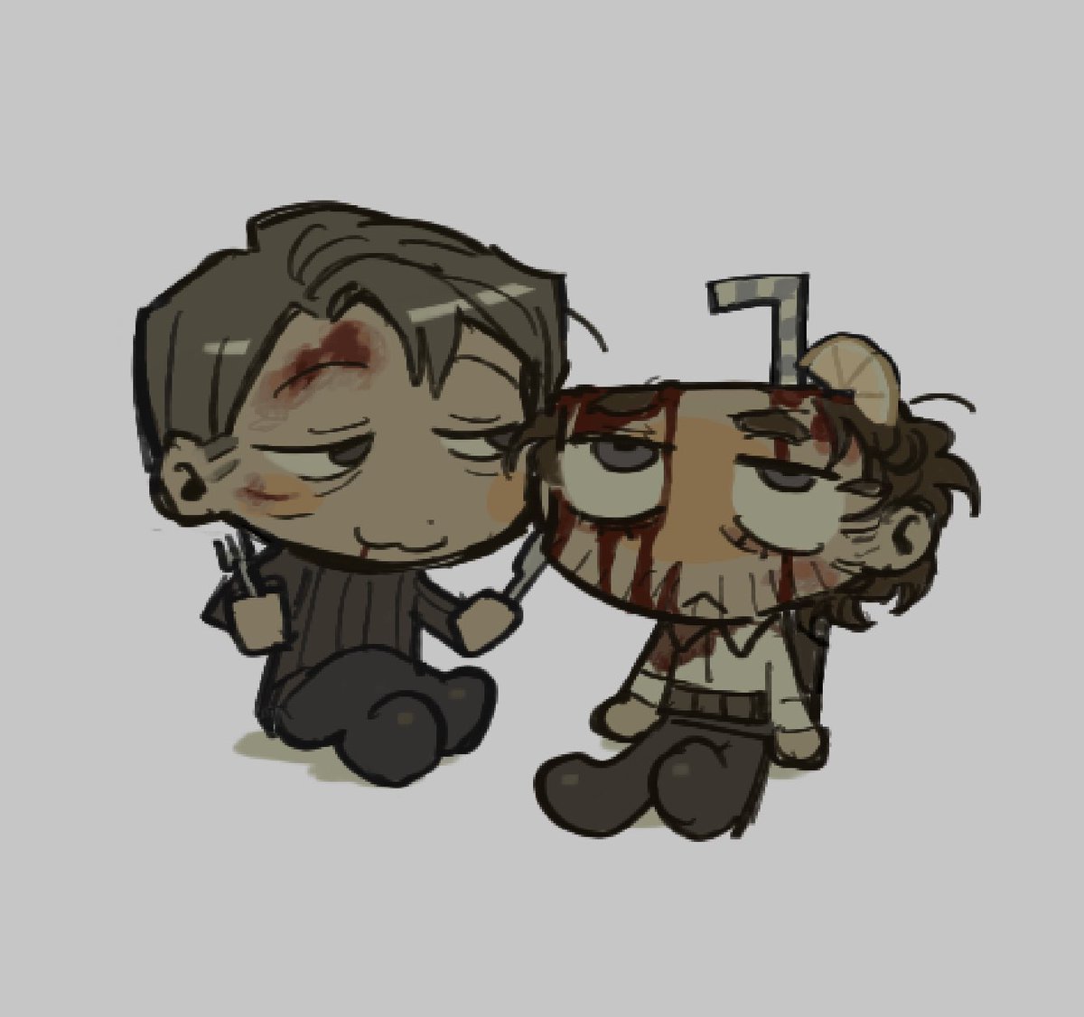 DOMESTIC Hannigram headcanons:  they do this every thursday then hannibal takes swabs of wills dna to grow him another one