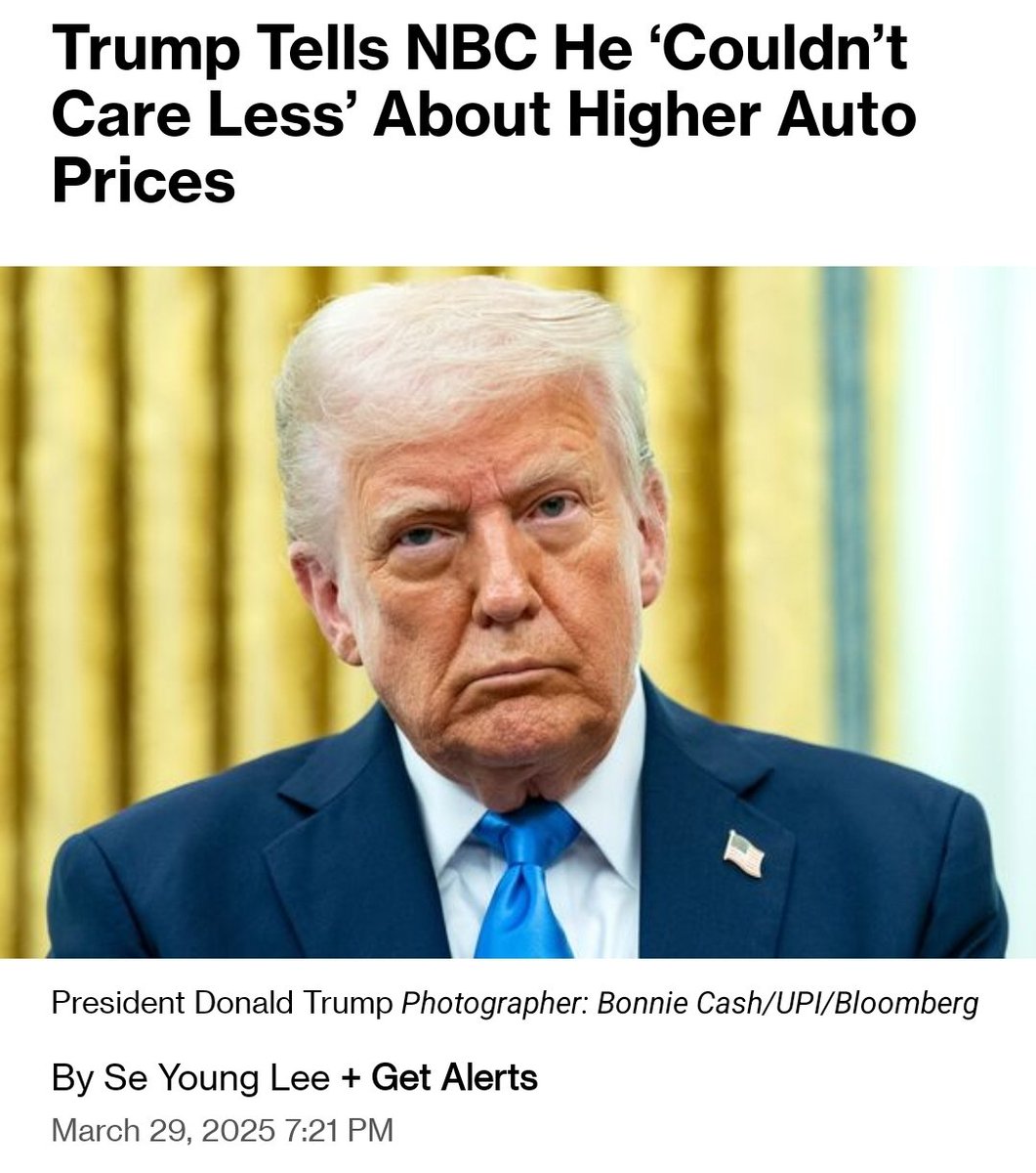 scottlincicome's tweet image. November 2024: Tariffs don't raise prices
March 2025: