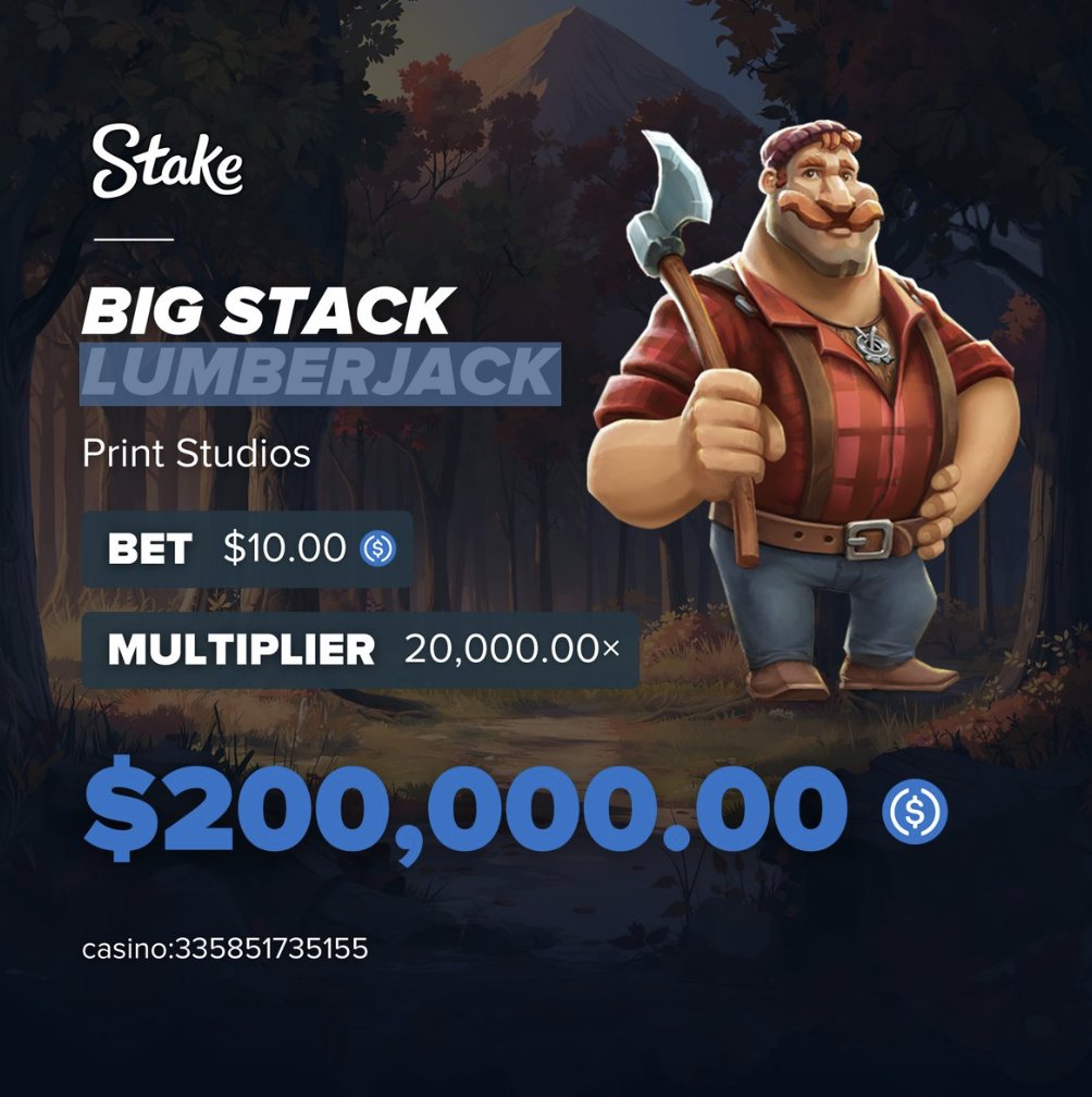 ¡El leñador lo apiló todo! 💸