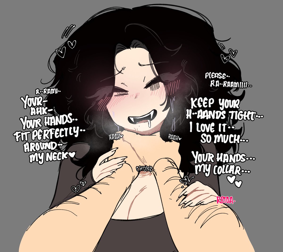 your hands, my collar