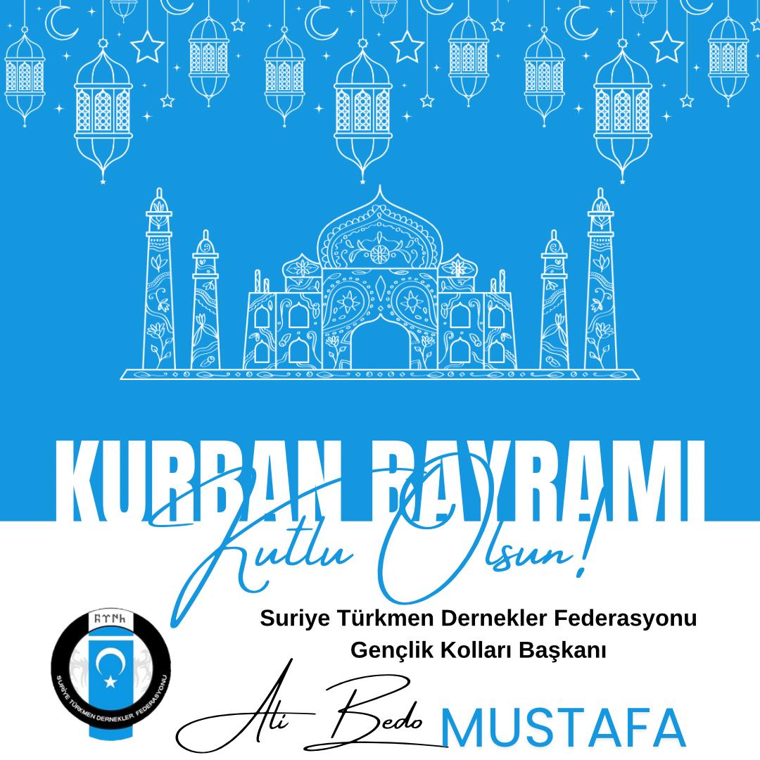 #Suriye_Türkmenleri 
#RamadanMubarak 
Mübarek Ramazan Bayramınızı kutlu olsun.