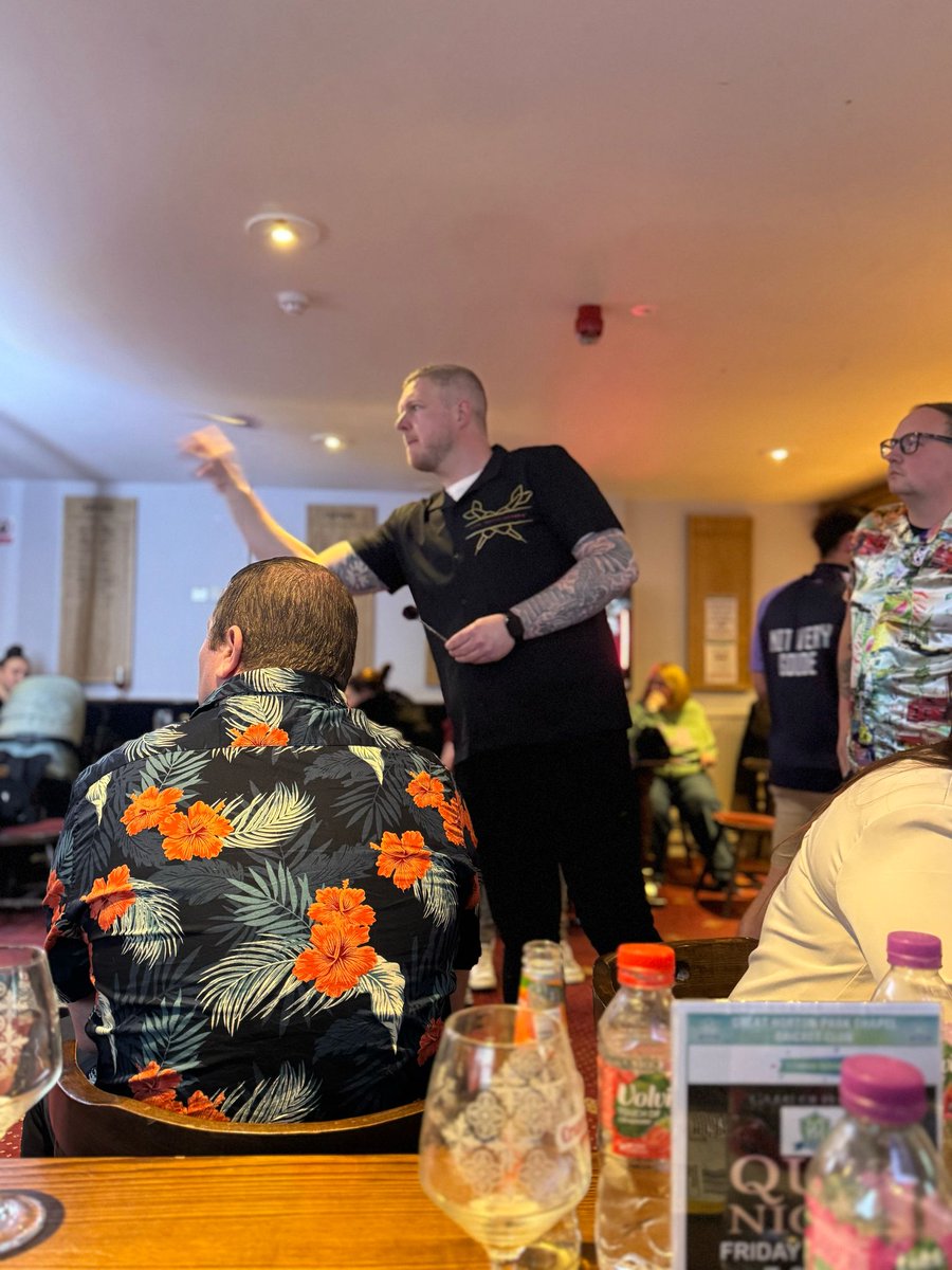 ghpccc's tweet photo. ๐ Stephen Speight The Master of the Arrows ๐
The inaugural darts tournament was a huge success!! ๐ฏ
๐ซ 44 entrants
๐ 1 Junior Champ (Elliott Cunningham)
๐ 1 Senior Champ
Thank you to @CloudXPLtd for sponsoring our new darts arena!
#GHPCCC #UpTheChapel https://t.co/ut2o4o4mSQ