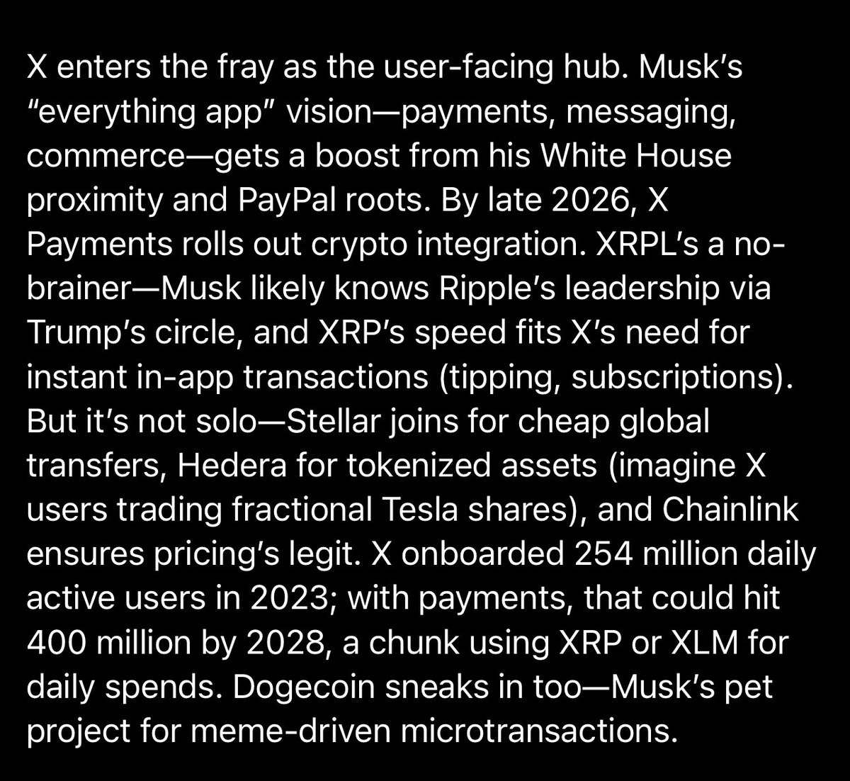 tiptopjester's tweet image. Chatting with Grok. What does the future look like. @xrp #newfinancialsystem #XLM #Chainlink #quant