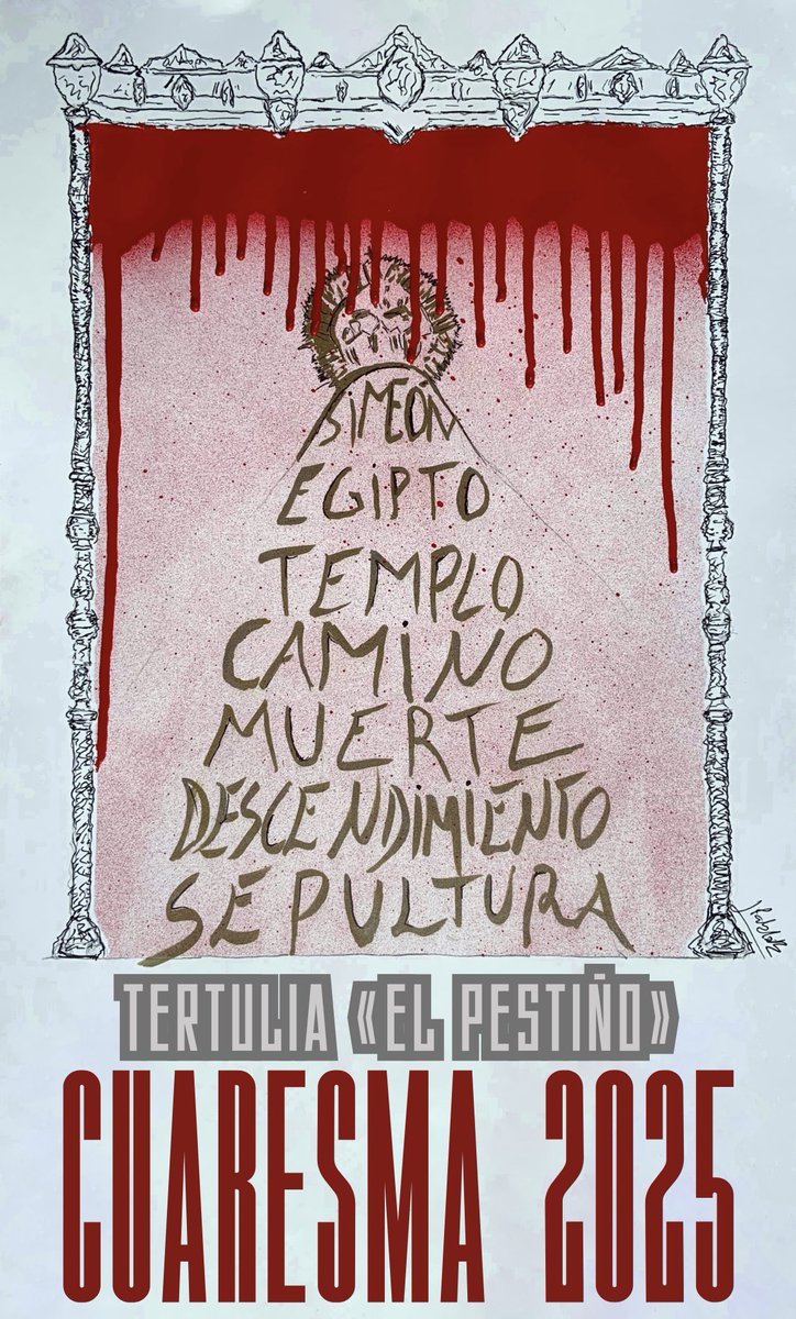 PabloPinee4's tweet photo. Tertulia cofrade “El Pestiño”. Este año me ha tocado a mí 😅 https://t.co/CAHgMvtKFQ