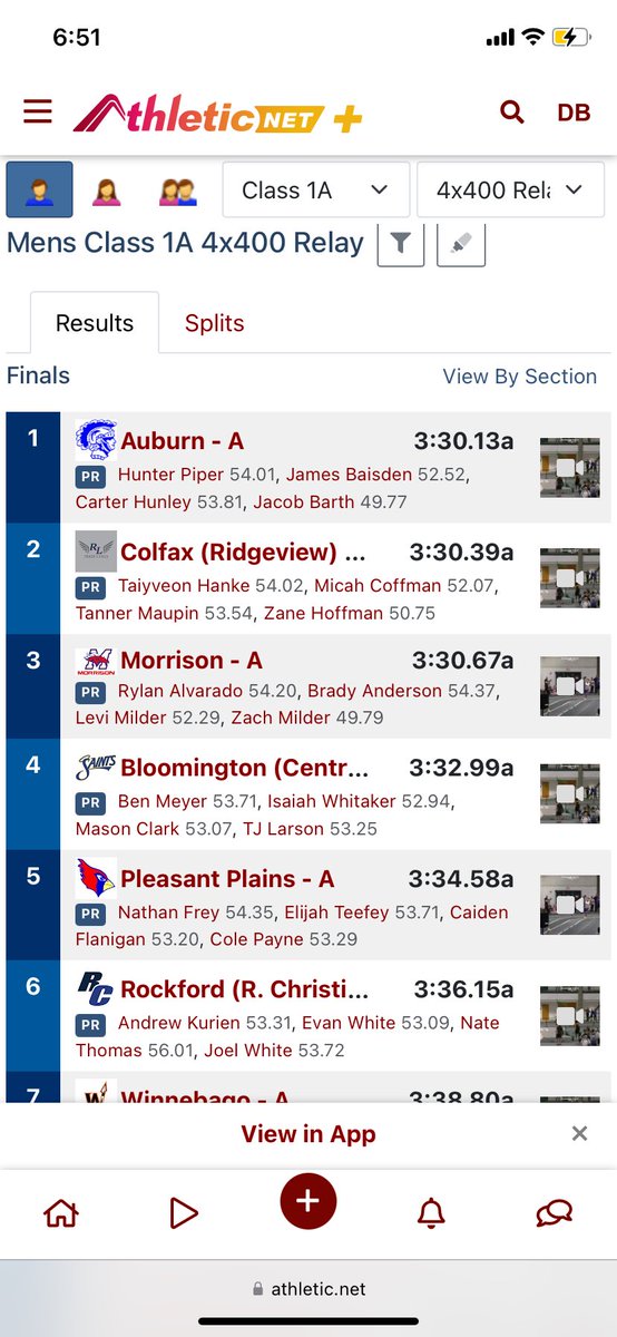 JamesBaisden10's tweet photo. To finish out the 2025 indoor track season, I competed at the Illinois Top Times Championship in the 1600m and 4x400m. I got fourth in the 1600 with a season best of 4:30.19 and a first place finish in the 4x400 with the winning time of 3:30.13! https://t.co/93CBW8PSaP