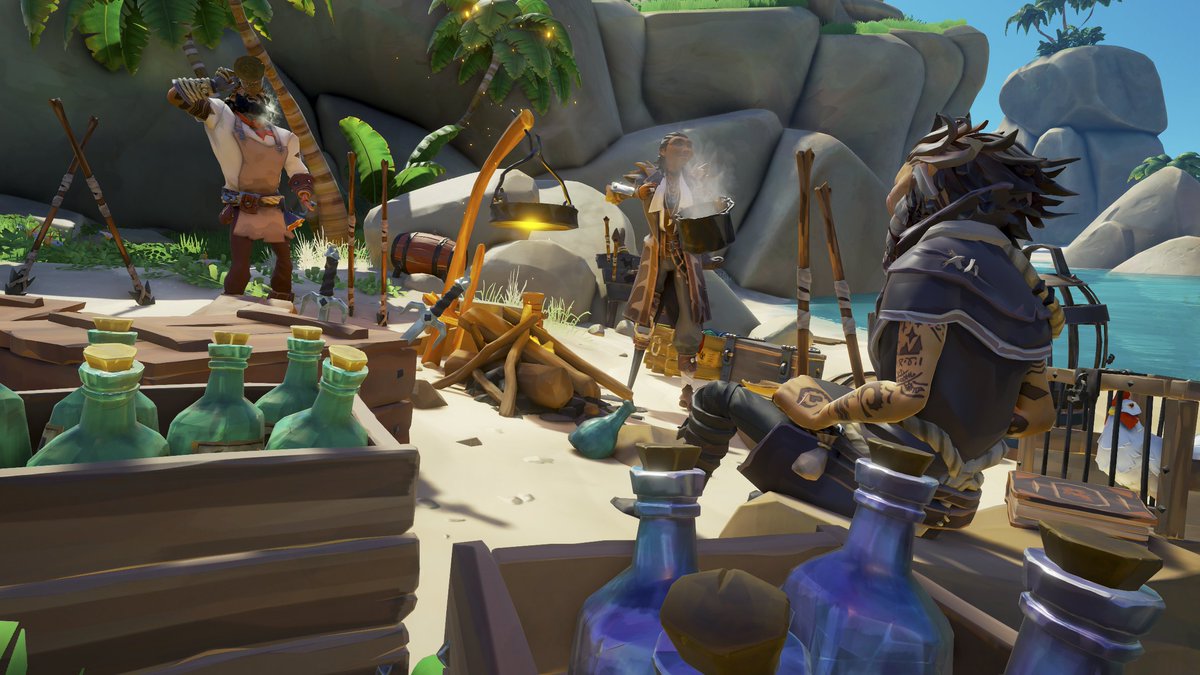 Schmetzler (@schmetzlerr) on Twitter photo Celebrating a successful day of hunting.
Theme : Celebratory Scenes
<a href="/SeaOfThieves/">Sea of Thieves</a> #SeaOfThieves #SoTShot Celebrating a successful day of hunting.
Theme : Celebratory Scenes
<a href="/SeaOfThieves/">Sea of Thieves</a> #SeaOfThieves #SoTShot
