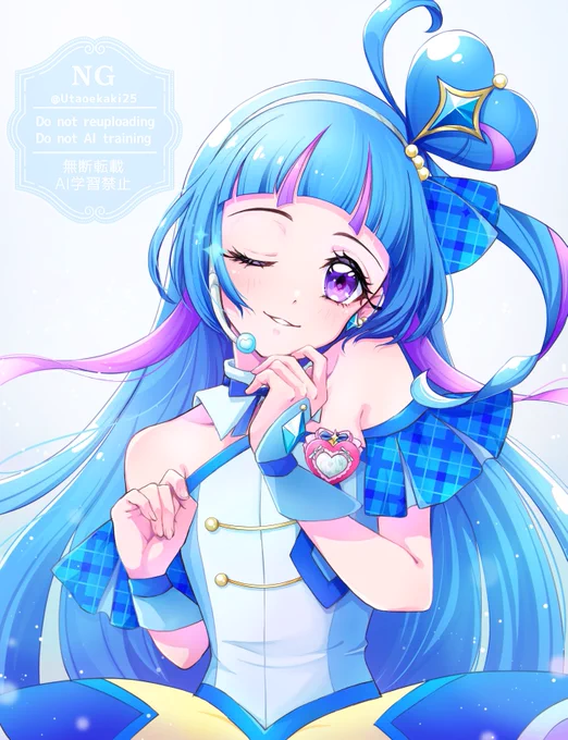 お目目パッチンキュアウインク #precure 