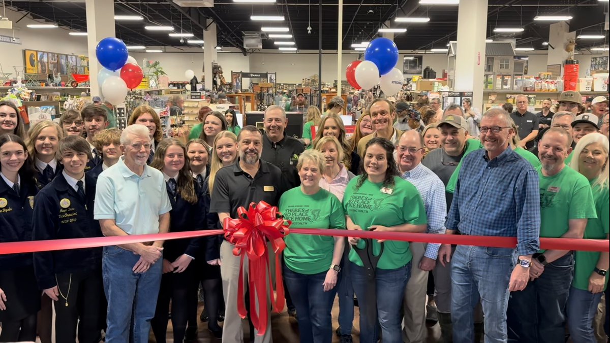 ffa_munford's tweet photo. Today, we got to celebrate the Grand Opening &amp; reconstruction of Stockdale's!
Thank you Stockdale's &amp; TN Farmers Co-op for extending the invite! We loved connecting with our community &amp; working alongside our friends from @CovFFA!Remember to shop local &amp; support local- it matters! https://t.co/4su5akN4px