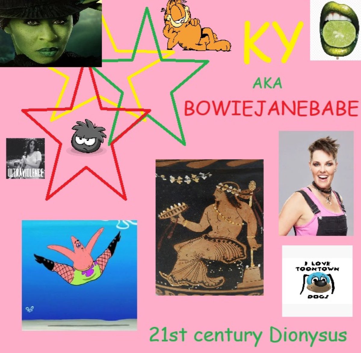 Hi! My name is Ky and I am the #1 Bowie Jane stan in the world. I am deeply unserious, have frequent moments of mental instability, and I'm honestly just in it for a good time. Graphic design is my passion.@BowieJaneBabe