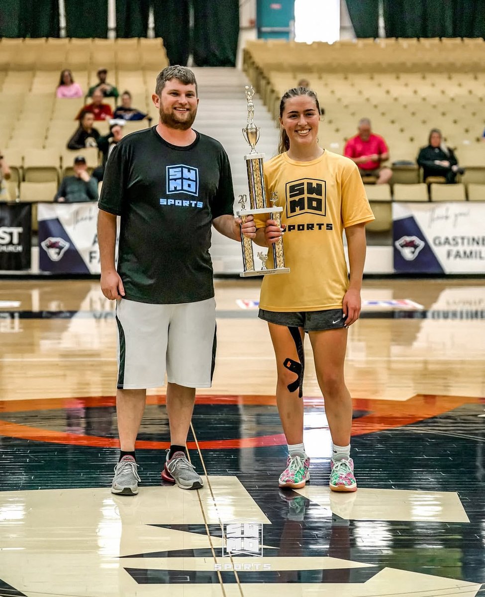 Peyton had her final high school basketball games today.  She was named the Most Outstanding Player in the SWMO All-Star Championship Game.
It was fun to watch her play with several girls she has battled against over the last 4 years.