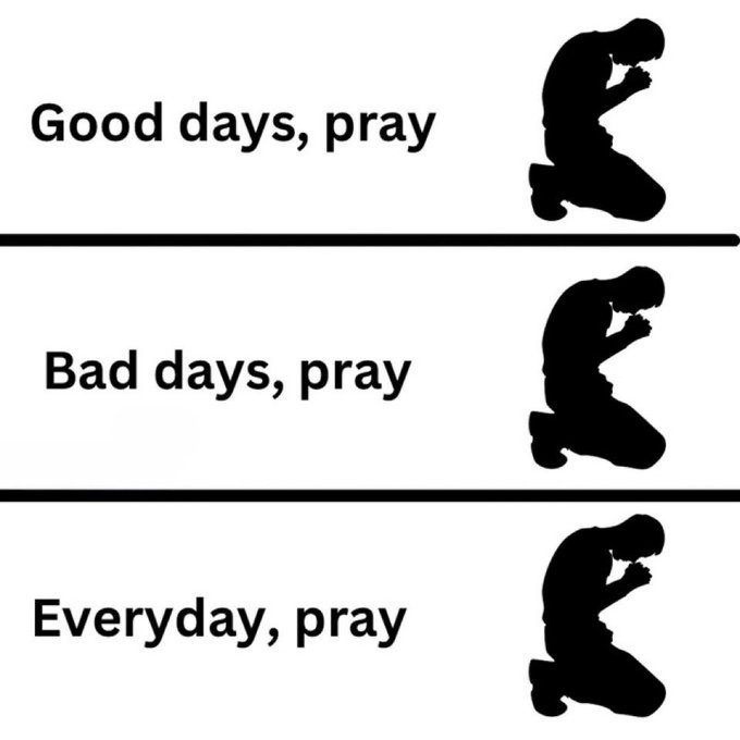 Adam_FaithfulM's tweet photo. Pray even if you don't feel like it. https://t.co/MrYIet3sHc