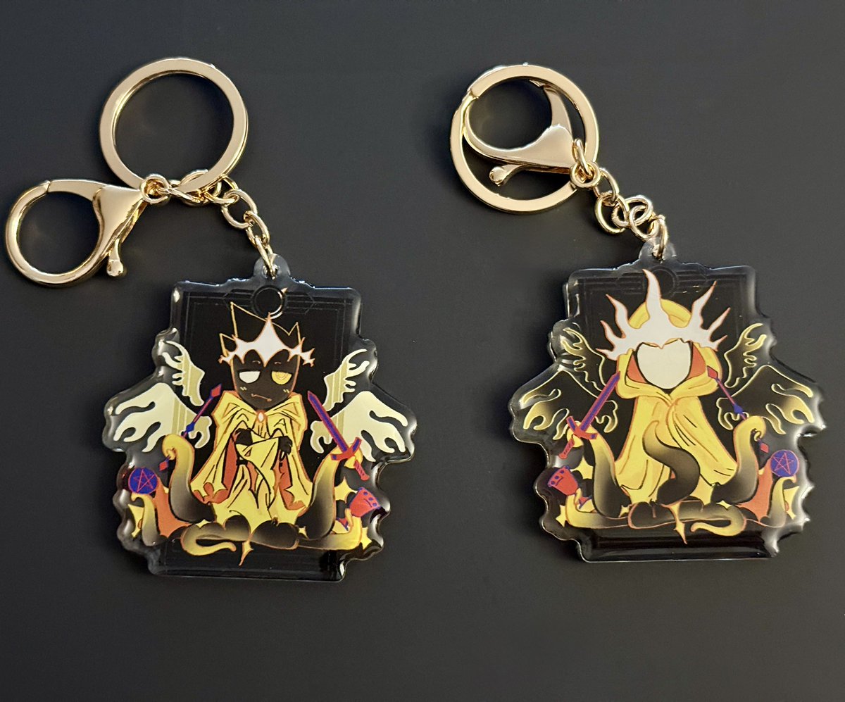 MalevolentTarot's tweet photo. Hello everyone! Update for Mar 29 - we have received the charms and final proofs for enamel pins! 
#malevolentpodcast https://t.co/BHXBojnf2j