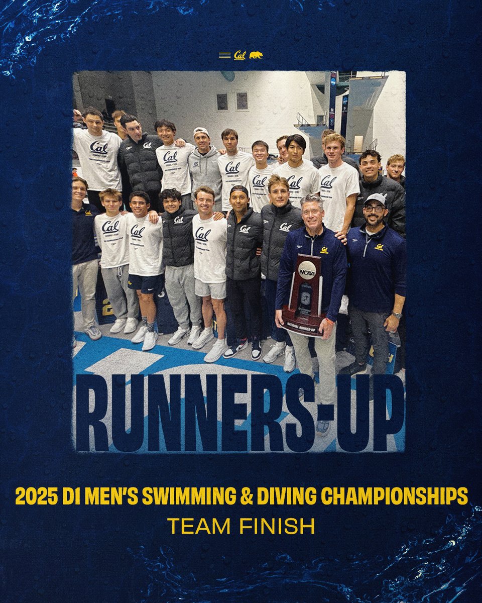 SECOND IN THE NATION 🏆

The Bears finish among the top two for 15th consecutive year.

#GoBears