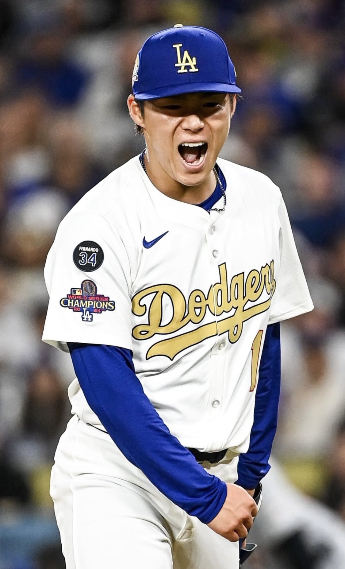 最安値 18kテニスネックレス 約14ct 超美品 ドジャース山本由伸