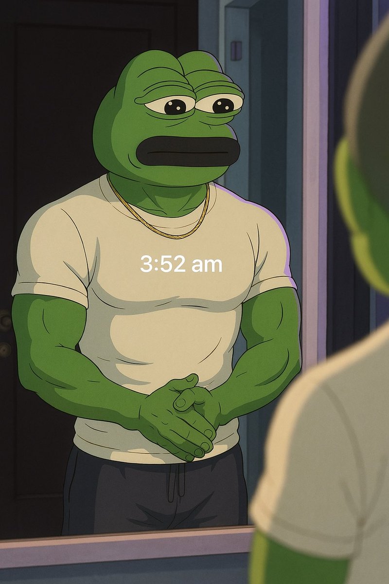 While the rest of the world sleeps, we grind. That’s just the routine.

$GEPE