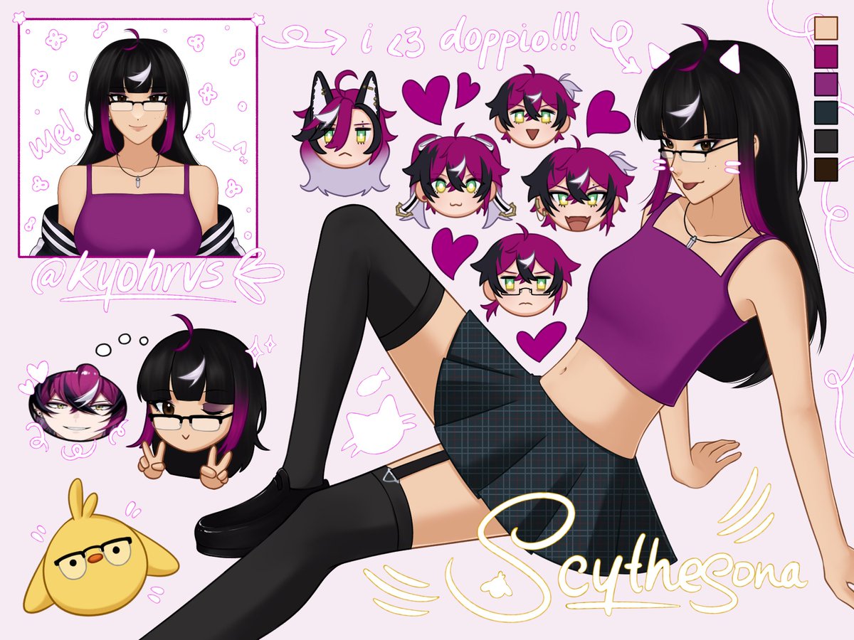 kyohrvs's tweet image. 🐣 updated scythesona!!! 🐣
#Scythekicks #Scythesona