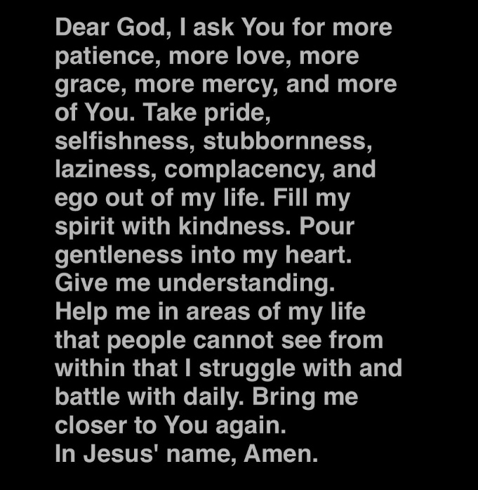 Today's prayer