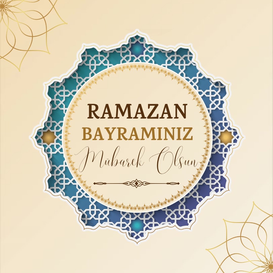Ramazan Bayramınızı en içten dileklerimle kutlar, sevdiklerinizle birlikte nice mutlu ve sağlıklı bayramlar dilerim. #ramazanbayramı #iyibayramlar #bayramınızmübarekolsun #hayırlıbayramlar #bayram