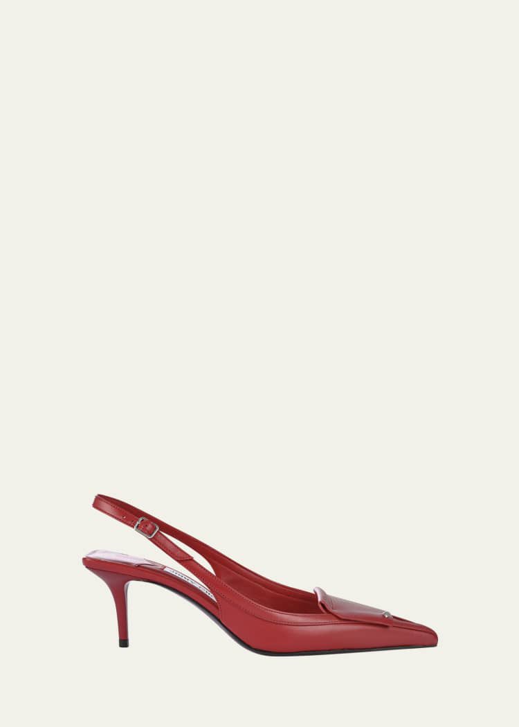 R3SP3CT4ALL45's tweet image. #ItsTheLittleThingsYall 

A nice pair of red kitten heel sling backs. 

#GoesWithEverything

(Also goes with nothing. )
