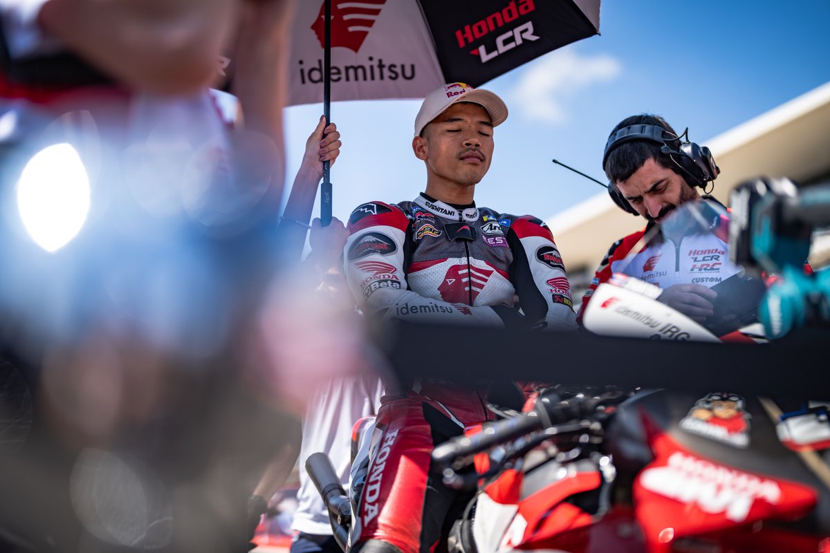 lcr_team's tweet photo. 19th @somkiat35 – Sprint #AmericasGP
🎤“This track is challenging for me, and the Sprint was tough. At the start, I tried to stay with the group, but I made a few mistakes on the first lap and lost some time. I fought to come back, but it was difficult to maintain the pace.” https://t.co/UMUGX7Kjne