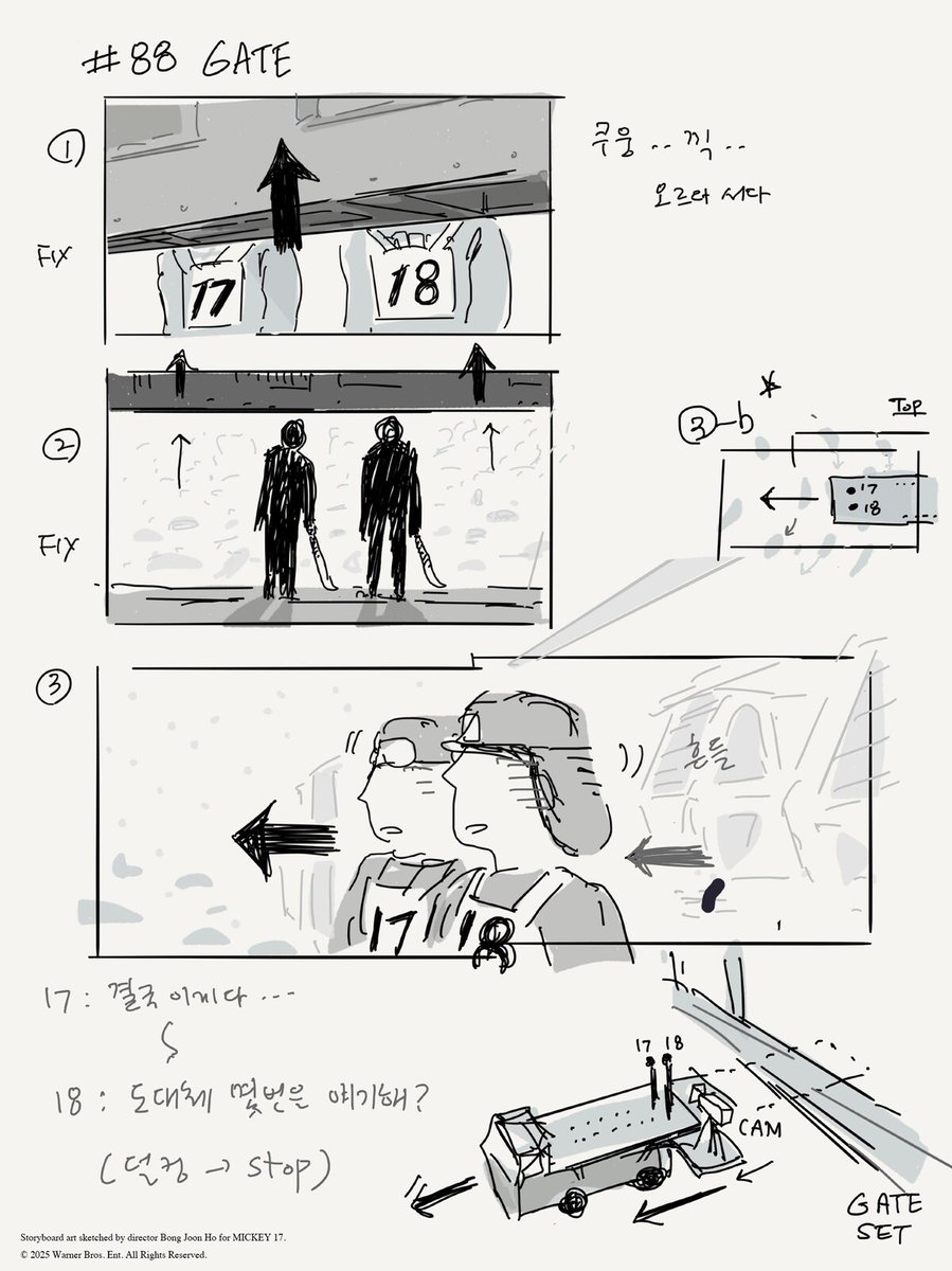 eiga_natalie's tweet photo. ポン・ジュノ直筆の「ミッキー17」絵コンテ公開、「私の撮影スタイルは衝撃的かも」
https://t.co/iKv1heeqUT
#映画ミッキー17 https://t.co/VHnPsAtxib