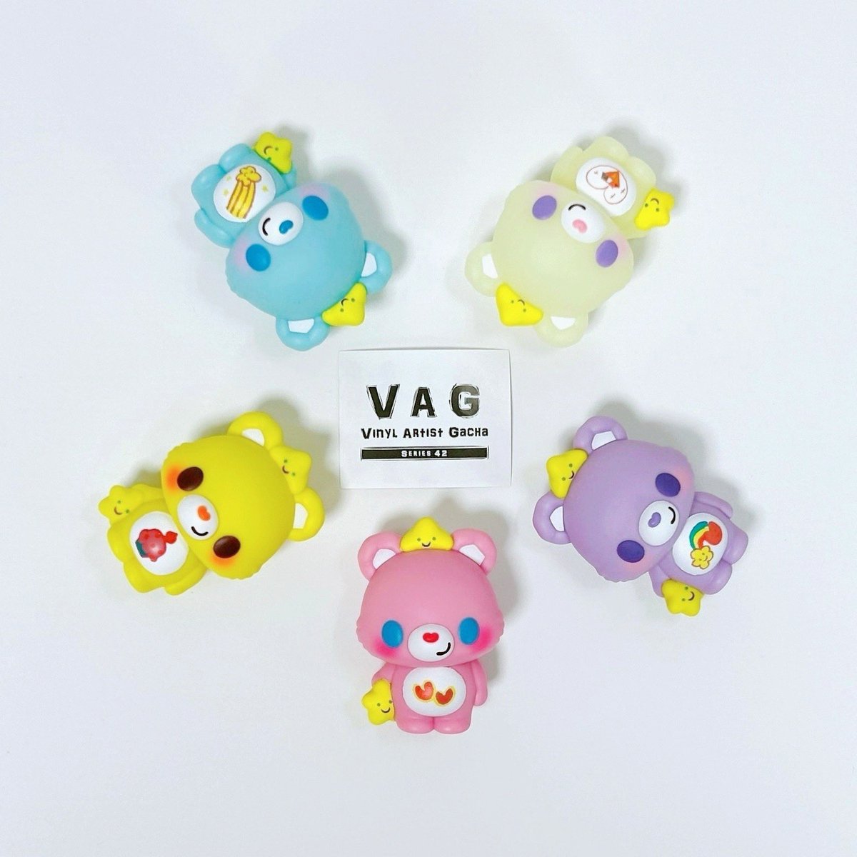 せりのりかさんとケアベアのコラボVAG 第41弾のウィッシュ、バースデー