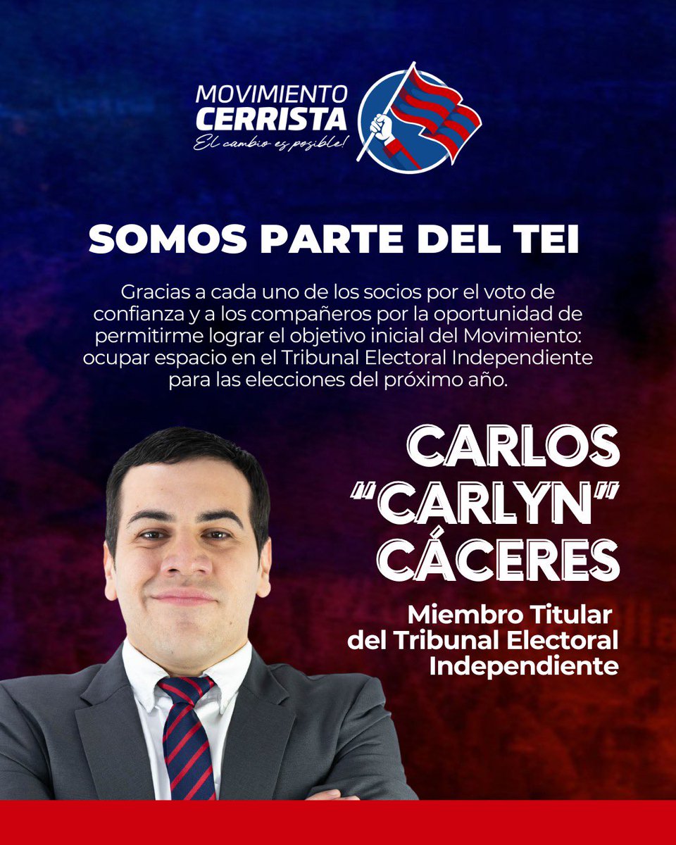 Somos parte del TEI 💪🏻❤️💙