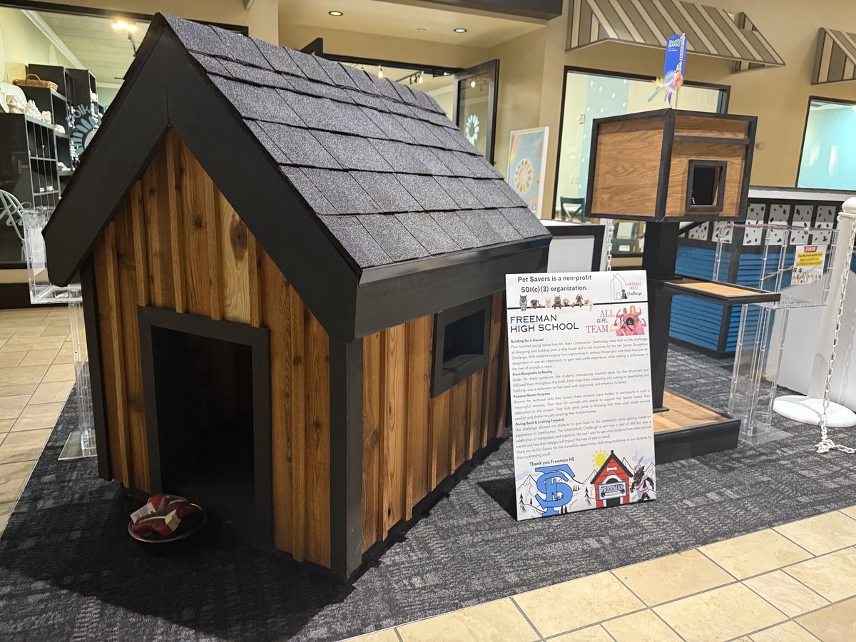 Congratulations to FHS Shop Teacher Jim Rae and his All-Girl Team on their amazing contribution to Pet Savers - #GoScotties!