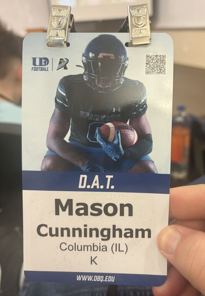 Mason Cunningham (@mcunningham2026) on Twitter photo Thank you <a href="/coachmaiuri/">Ryan Maiuri</a> and the <a href="/DubuqueFootball/">Spartan Football</a> coaching staff for an amazing visit today! Very excited to learn more about #DAT as we move forward! #Spartans <a href="/Coach_Cooper4/">Keanon Cooper</a> <a href="/CoachEdwardsJ/">Jordan Edwards</a> <a href="/RockPerkins52/">Bill Perkins</a> Thank you <a href="/coachmaiuri/">Ryan Maiuri</a> and the <a href="/DubuqueFootball/">Spartan Football</a> coaching staff for an amazing visit today! Very excited to learn more about #DAT as we move forward! #Spartans <a href="/Coach_Cooper4/">Keanon Cooper</a> <a href="/CoachEdwardsJ/">Jordan Edwards</a> <a href="/RockPerkins52/">Bill Perkins</a>