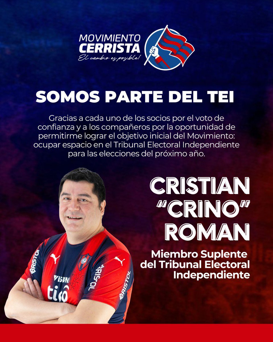 Somos parte del TEI 💪🏻❤️💙