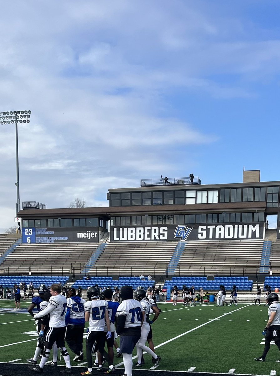 Nathanpiggott26 (@nathanpiggott26) on Twitter photo Had a great time watching <a href="/gvsufootball/">GVSU Football</a> practice and talking with the coaches.
Thank you for your time <a href="/CoachWooster/">Scott Wooster</a> <a href="/CoachCooperGVSU/">Scott Cooper</a> <a href="/RisingStars6/">Rising Stars Academy</a>
<a href="/coachculp/">Steven Culp</a> <a href="/coachmoz18/">Neal Mozdzierz</a> Had a great time watching <a href="/gvsufootball/">GVSU Football</a> practice and talking with the coaches.
Thank you for your time <a href="/CoachWooster/">Scott Wooster</a> <a href="/CoachCooperGVSU/">Scott Cooper</a> <a href="/RisingStars6/">Rising Stars Academy</a>
<a href="/coachculp/">Steven Culp</a> <a href="/coachmoz18/">Neal Mozdzierz</a>