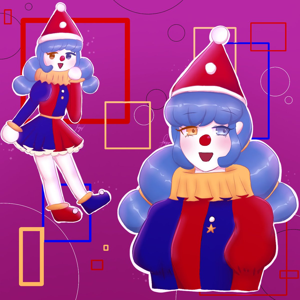 Im back again (T - T), this time with a fan art of silly billie from Net Escape :3 #NetEscape #fanart #digitalart #art #ArtistOnTwitter