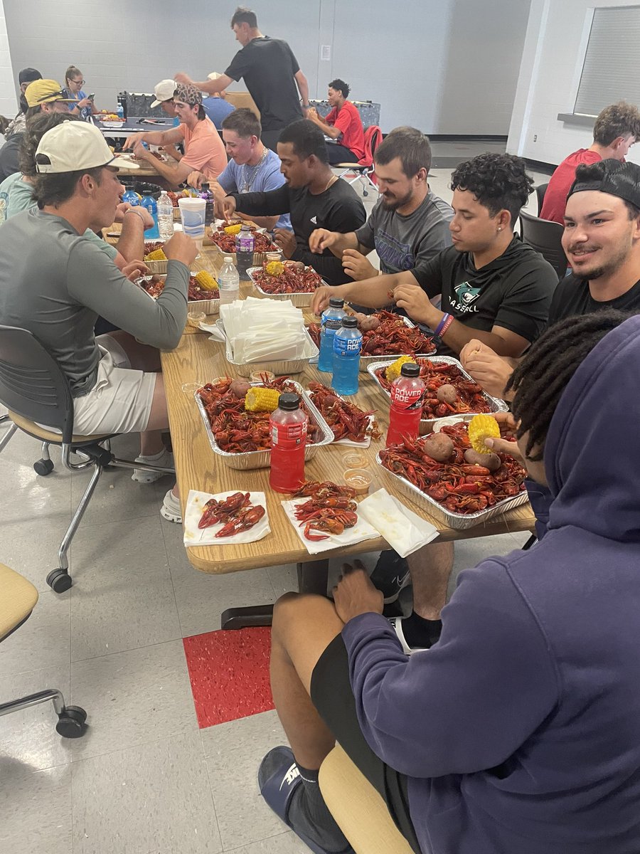 Big Thank You to the White Family for providing a Crawfish Boil for our guys!

#Family | #SharkNation