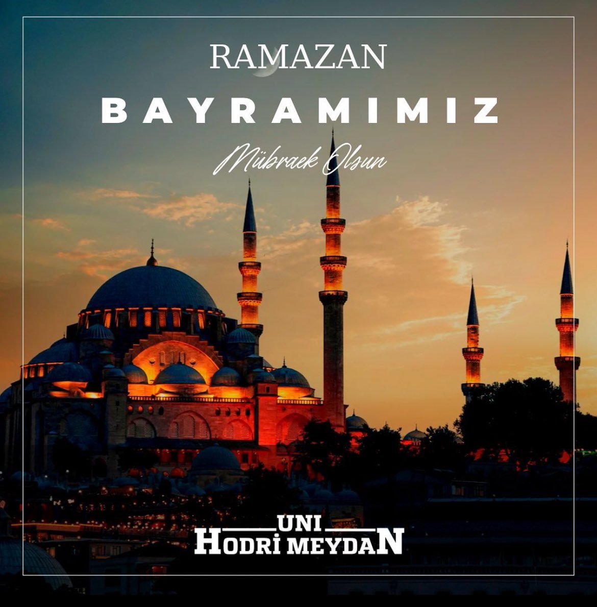 Sağlıklı, huzurlu bir bayram geçirmeniz dileğiyle.

Ramazan Bayramımız Mübarek Olsun. 
#RamazanBayramı 
#UNIHM