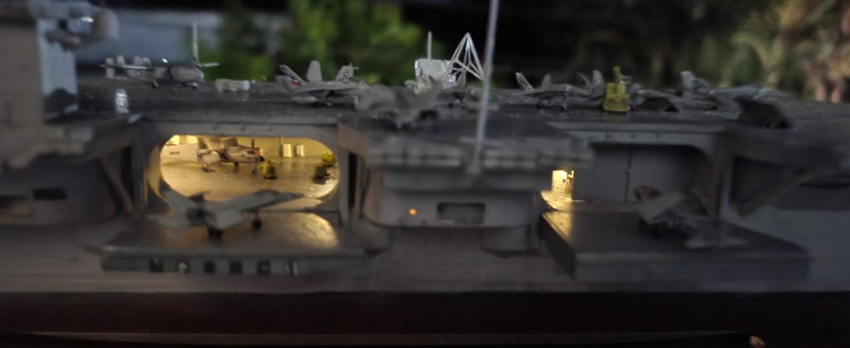 HewdkochiErity's tweet image. USS Abraham Lincoln Progress, almost finished. #modelkit #modelworkshop #model