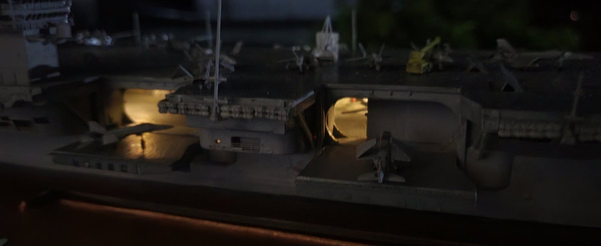 HewdkochiErity's tweet image. USS Abraham Lincoln Progress, almost finished. #modelkit #modelworkshop #model