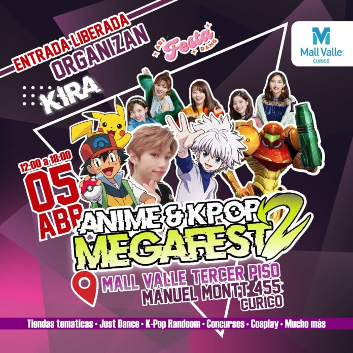Victor_Curico's tweet photo. #PANORAMA | #MegaFest 2.0
El próximo 5 de abril, los fanáticos del animé, el K-pop y la cultura geek tendrán una cita imperdible en #Curicó
El evento es gratuito y promete ser una experiencia única para todos los asistentes en el Mall Valle tercer piso.
+INFO: https://t.co/PD1wQFkjMS