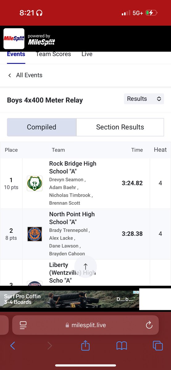 Great 1st meet, amazing team win.  <a href="/CoachStehle_/">Coach Chris Stehle</a>