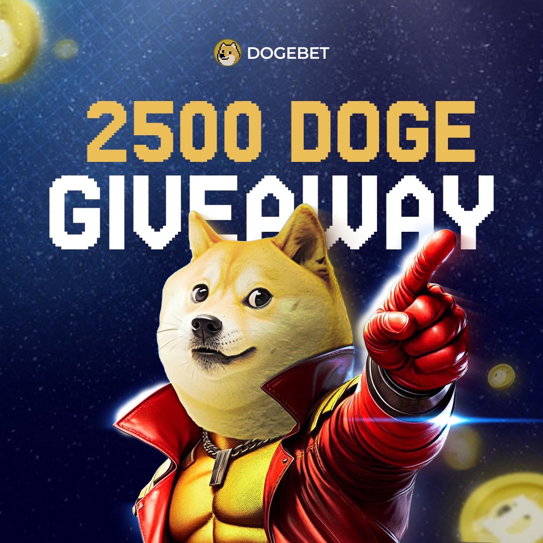 Another day, another giveaway 🔥 

We’re upping the stakes again. 
2,500 $DOGE. 25 winners. 25 hours. 

Follow @dogebetgg &amp; ♥️/🔁