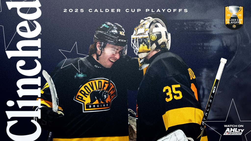 TheAHL's tweet photo. The @AHLBruins are LOCKED IN🔒️⁠
⁠
#CalderCup https://t.co/v0bEd7fJI9