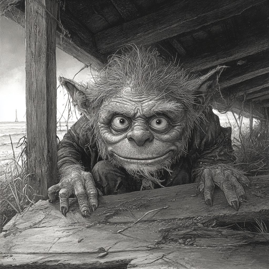 foxtrotfrog's tweet photo. #Prometheus_DS are playing with mix and match whimsy this week
Day 4: The troll under the boardwalk
Feel free to try it with your interpretation.
Art credits:
@QlikDork
mustgetcaffeine (only on IG)
@hullabaloo22
@foxtrotfrog
#AIart #AIArtwork #aiartist #generativeart https://t.co/ZCxHzArYU4