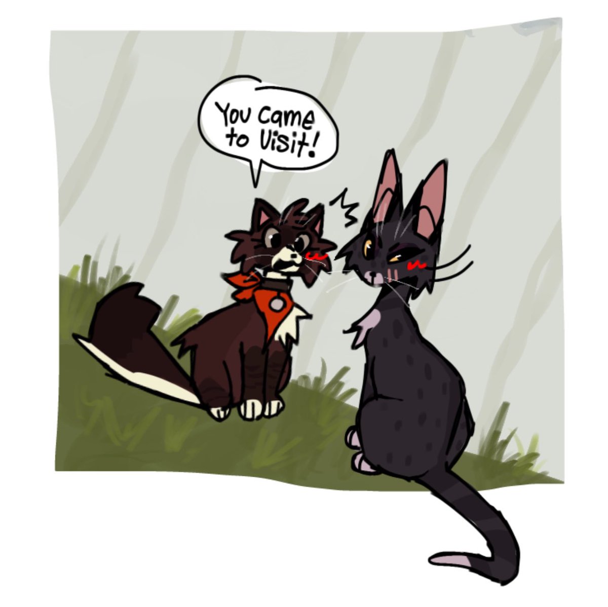 OLD LEOPARDFOOT X SHANTY ART OMG!!! #wctwt #warriors #warriorcats #art