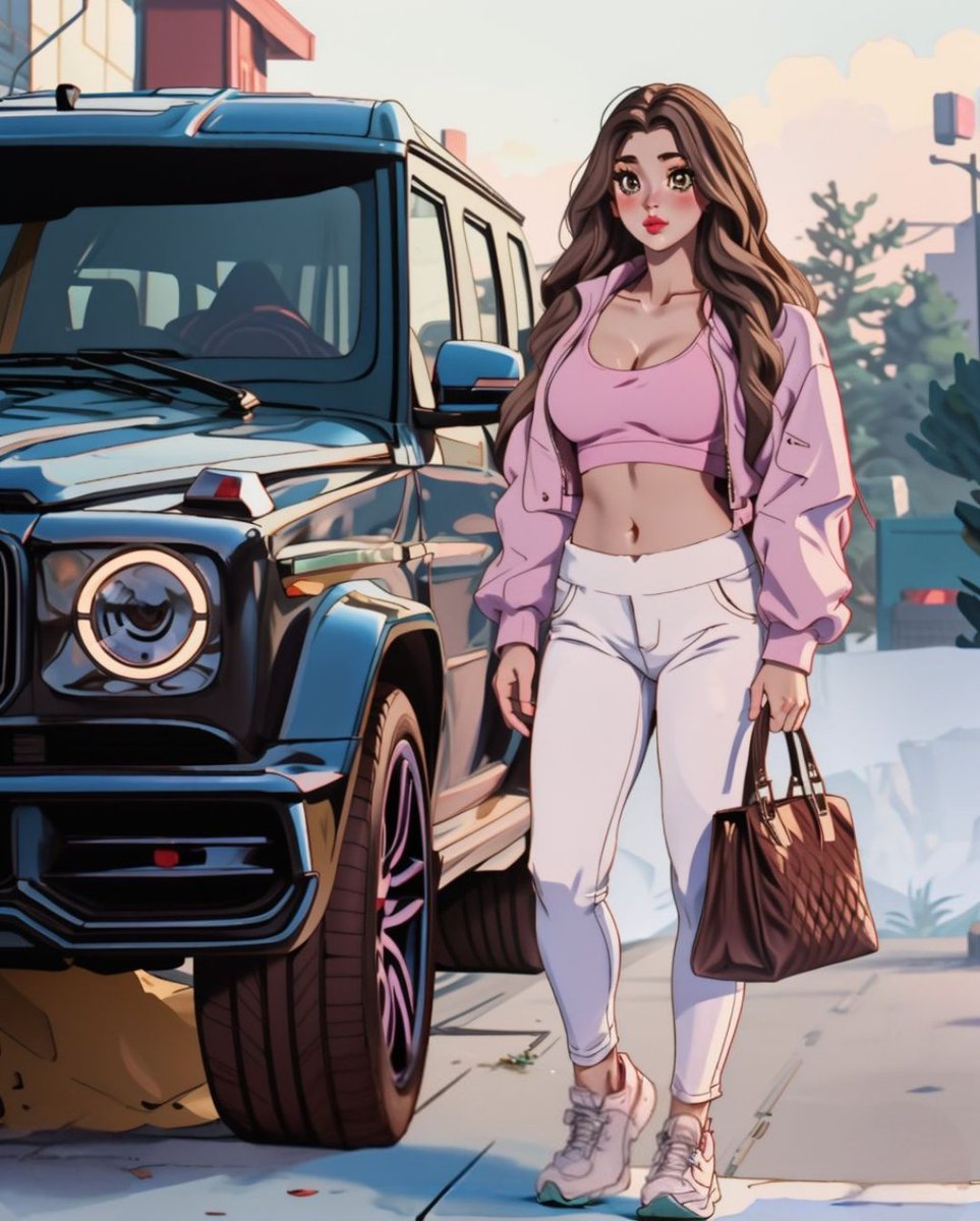 RavenQueen92's tweet photo. Should I go back to brown hair? I love my pink but it's so hard to maintain 😪 

#2D #Influencer #2DFD https://t.co/jef01nSZ50