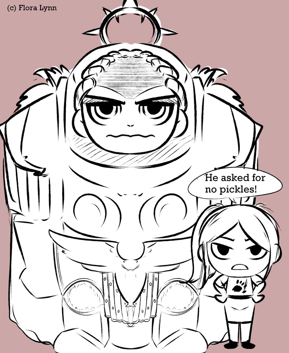 Flower_Lynnn's tweet image. For a world full of grimdark, they do make the best ship dynamic. :3 #angron #lotarasarrin #wh40k