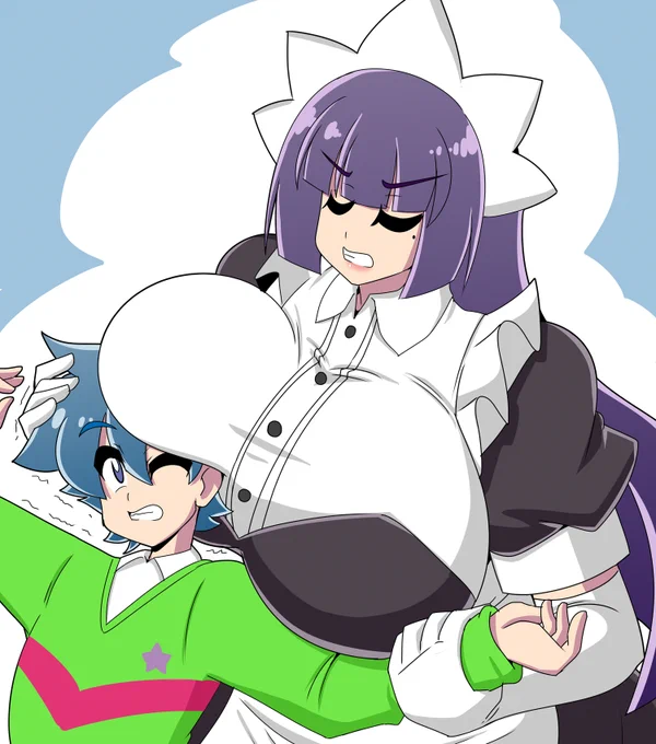 茶姫桃齧怠惰地獄()さんとのイラリク交換で、ぷにるの宝代さん描きました!コタローの性癖が固定された瞬間であった・・・。 