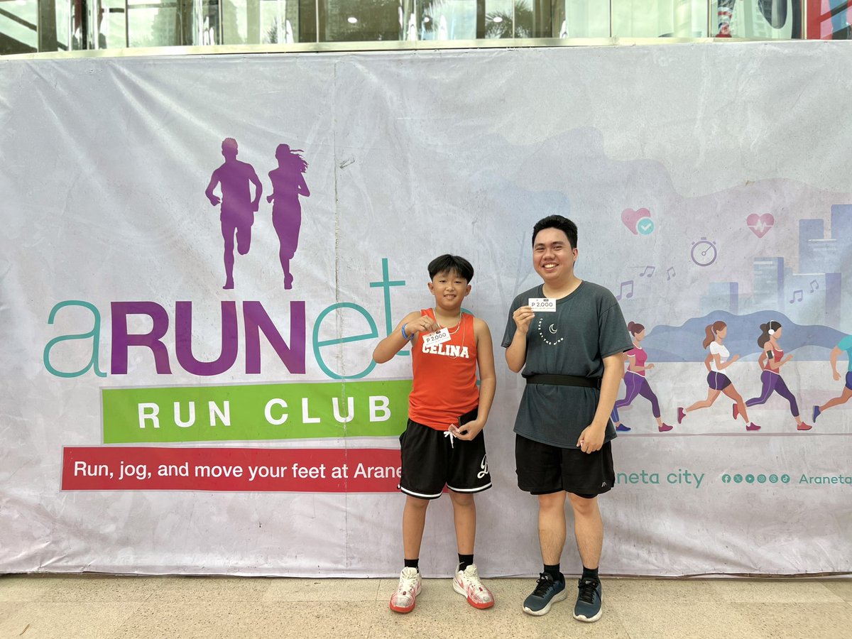 AranetaCity's tweet photo. Your energy made it all fun! ⚡️ 
Congratulations in achieving your goals today, Araneta City-zens. See you again next Sunday! 🏃‍♀️🏃🏃‍♂️

Join the aRUNeta Run Club here: https://t.co/tIuZJDcgIA

#CityOfFirsts #AranetaCity #aRUNetaRunClub #EcoRun #AranetaCityApp #MoveForTheEnvironment https://t.co/jLX6BSbg2q