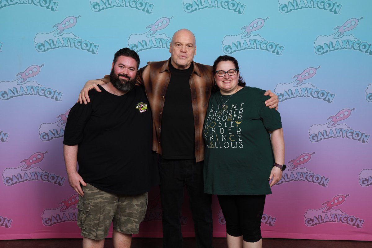Jeremy McBride (@jrod0821) on Twitter photo Mayor of New York or Kingpin of Crime? Either way, it was great seeing <a href="/vincentdonofrio/">Vincent D'Onofrio</a> today at <a href="/GalaxyConRVA/">GalaxyCon Richmond</a>! Thank you for the pic and for (despite all the villains he's played over the years) being such a kind soul!! Mayor of New York or Kingpin of Crime? Either way, it was great seeing <a href="/vincentdonofrio/">Vincent D'Onofrio</a> today at <a href="/GalaxyConRVA/">GalaxyCon Richmond</a>! Thank you for the pic and for (despite all the villains he's played over the years) being such a kind soul!!